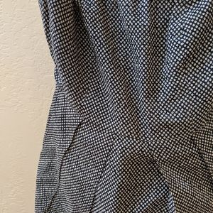 J Crew Cady Strapless Dot Dress 0